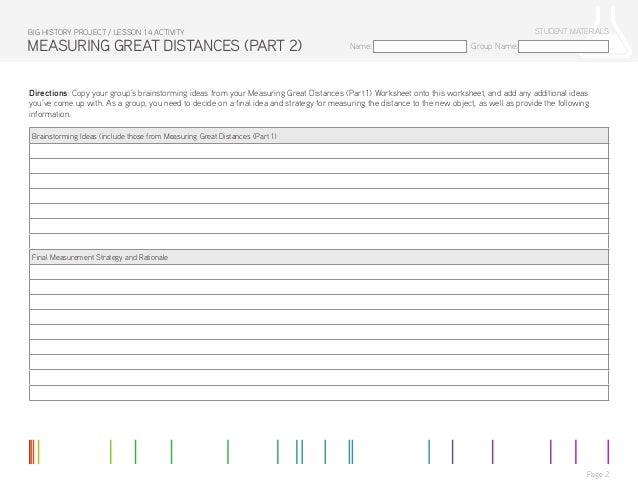 Lesson 1.4 Activity: Measuring Great Distances (Part 2)