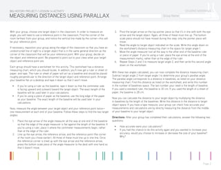 Lesson 1.4 Activity: Measuring Distances Using Parallax | PDF