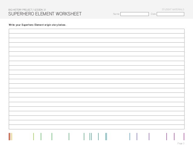 3.1 Superhero Element