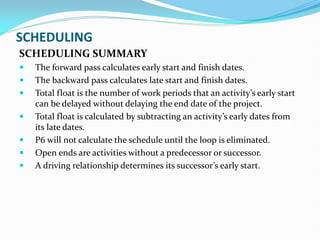 Primavera Project Activity-Codes and Scheduling | PDF