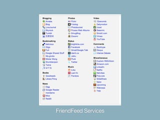 FriendFeed Services
 