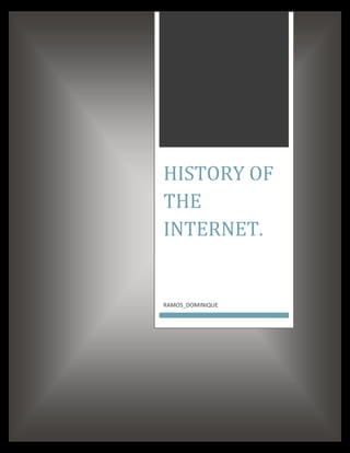 HISTORY OF
THE
INTERNET.

RAMOS_DOMINIQUE

 