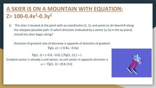 Activity 1 (Directional Derivative and Gradient with minimum 3 ...