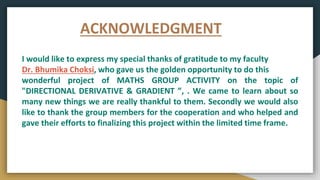 Activity 1 (Directional Derivative and Gradient with minimum 3 ...