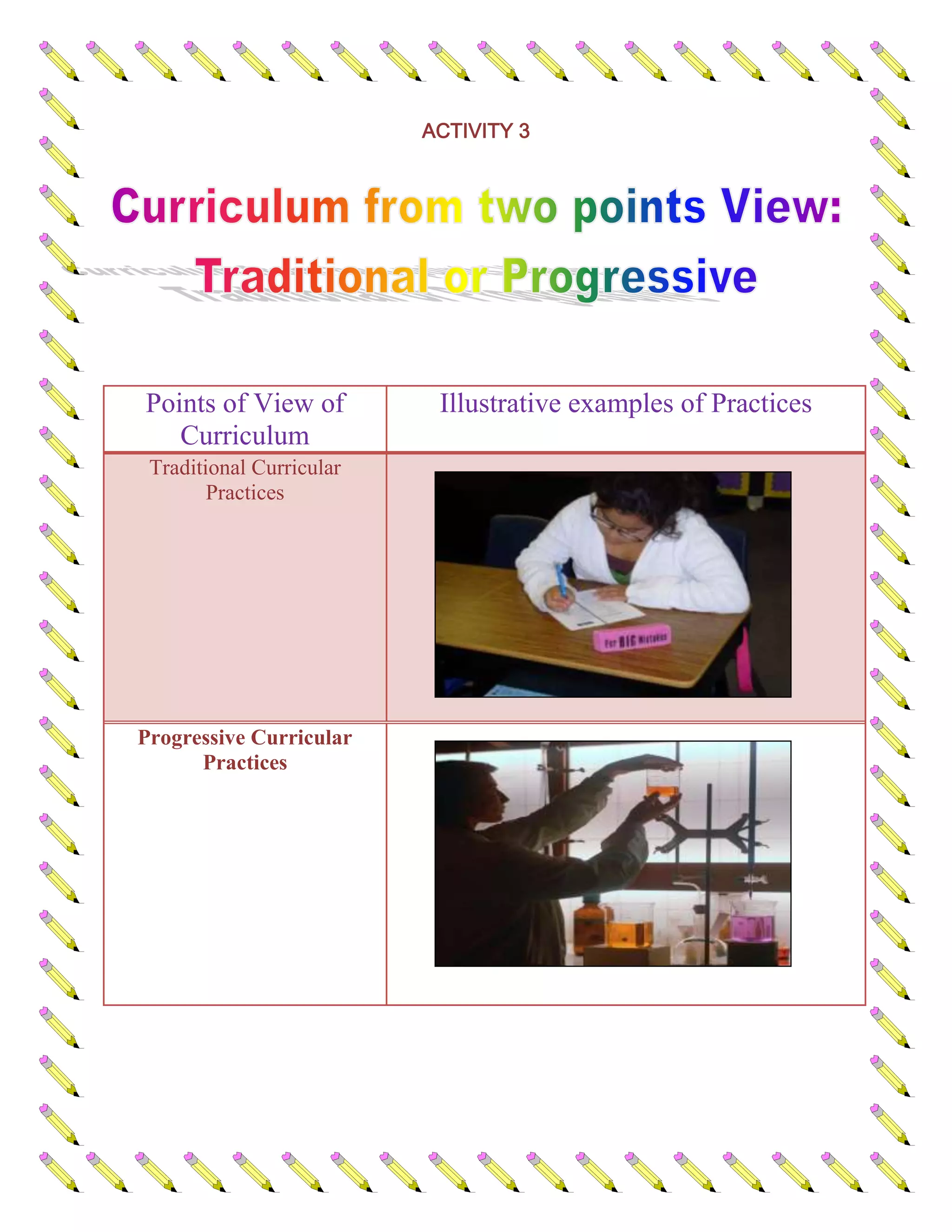 How does a strong belief or philosophy influence curriculum?