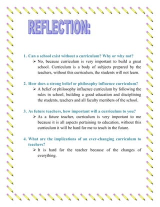 No, because curriculum is very important to build a great school. Curriculum is a body of subjects prepared by the teachers, without this curriculum, the students will not learn.