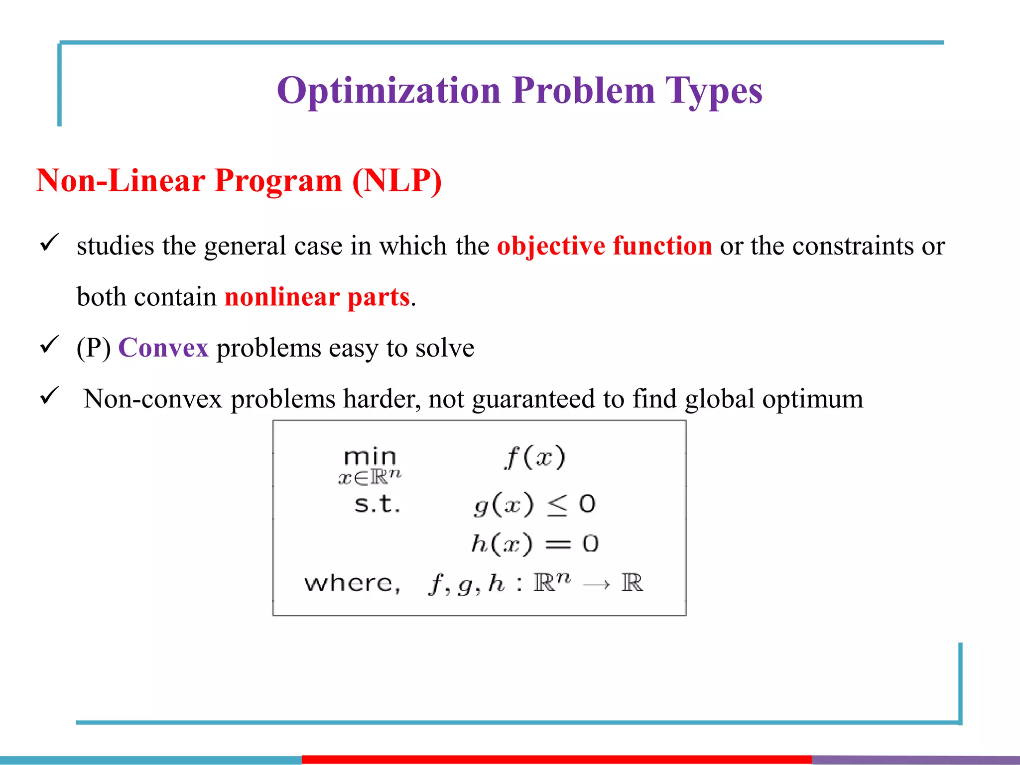 Classification of optimization Techniques | PDF