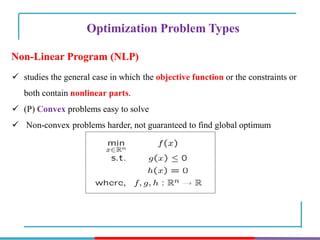 Classification of optimization Techniques | PPT
