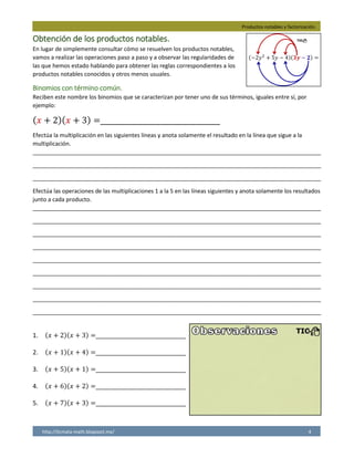 Activity 2 2 special productos and factoring