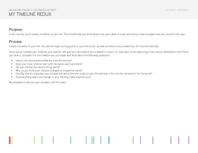 Lesson 10 2 Activity My Timeline Redux