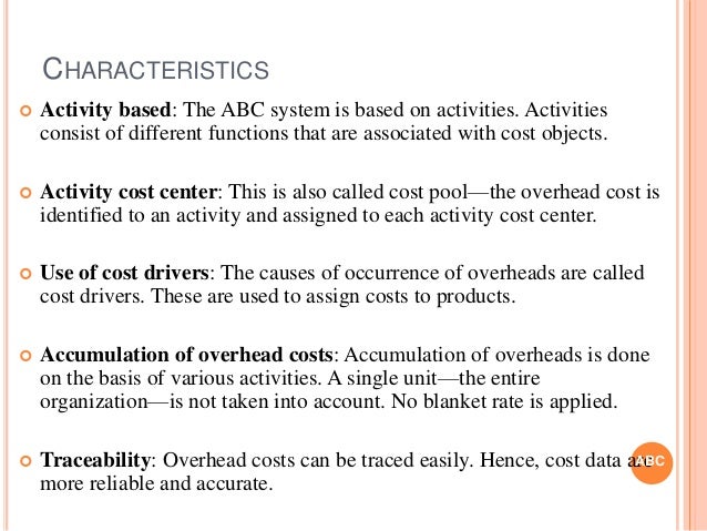 activity base costing pptx