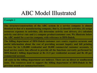 Activity based costing | PPT