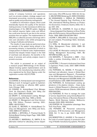 Activity Based Costing | PDF