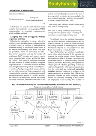 Activity Based Costing | PDF