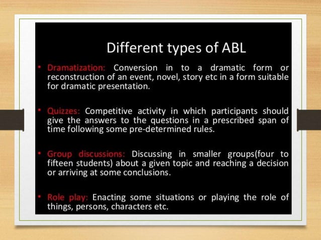 Science Activity based learning | PPT