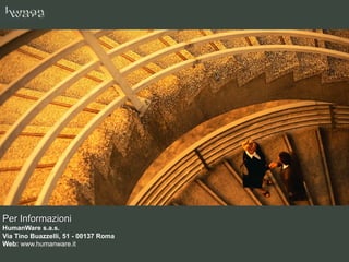Per Informazioni
HumanWare s.a.s.
Via Tino Buazzelli, 51 - 00137 Roma
Web: www.humanware.it
 