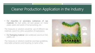 Activity Cleaner Production | PPTX