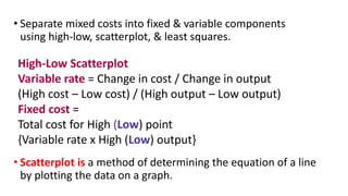 Activity cost behavior and sistem job order | PPTX