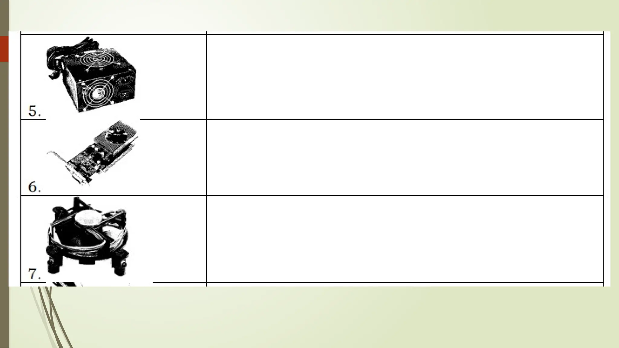 activity css hardware tools and materials | PPT