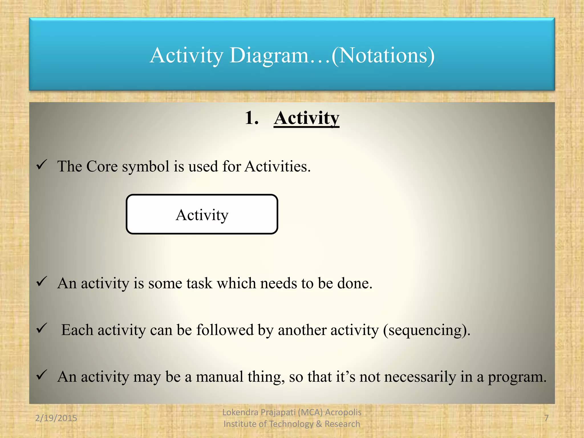 Activity diagram | PPTX