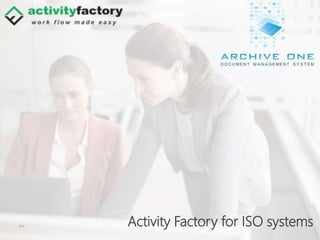 PTI Activity Factory for ISO systems
 