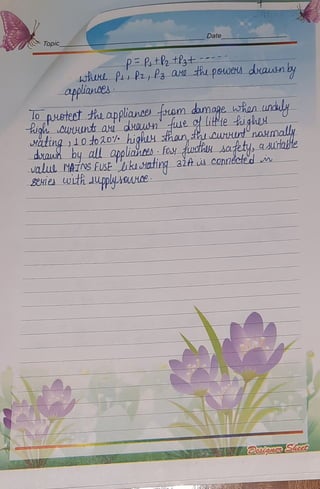 Topic
Date
pEPtP2tPg
whunL P P2, Pa QH0 h puoe) drausnby
applian0es
lo pHetect fhuapplianee omdamage Lwhon undul
igl Cuntai dHauwnuue o litMe igh
Hating 0 o20/ highuusthan,dhicuNw namally
dxauwh by all appliahces foy furshu safety,aAulae
Valul MATNSFUSPikiHating aiAs conrnécted
BEHie wLhJupply
oUNOO
2atance Slce
 