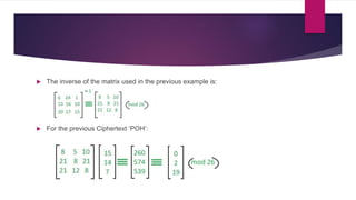 Hill Cipher Activity Example Activity Hill Cipher.pptx