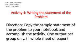 Research Activity for Writing Statement of the Problem.pptx