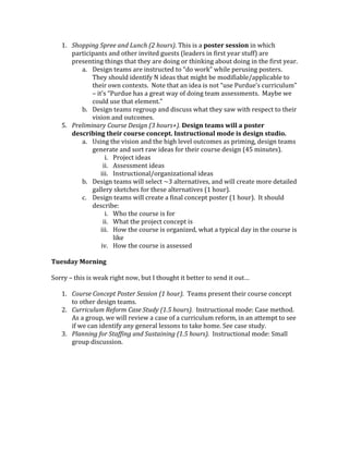 Participants describe the context in which they are designing. If we don’t identify the context first, we might design the right thing for the wrong place.