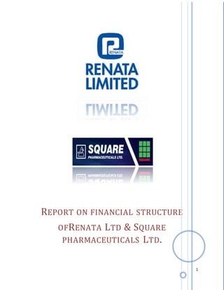 1
REPORT ON FINANCIAL STRUCTURE
OFRENATA LTD & SQUARE
PHARMACEUTICALS LTD.
 
