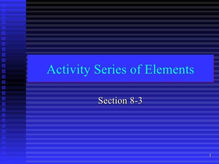 activity-series
