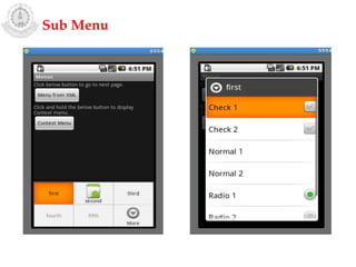 Sub Menu
 