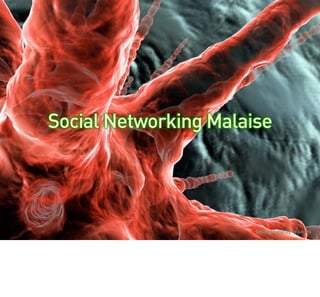 Social Networking Malaise




                       Background by ~raages
 