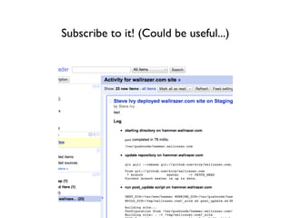 Subscribe to it! (Could be useful...)
 