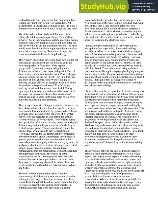 Activity Theory A Versatile Framework For Workplace Research | PDF