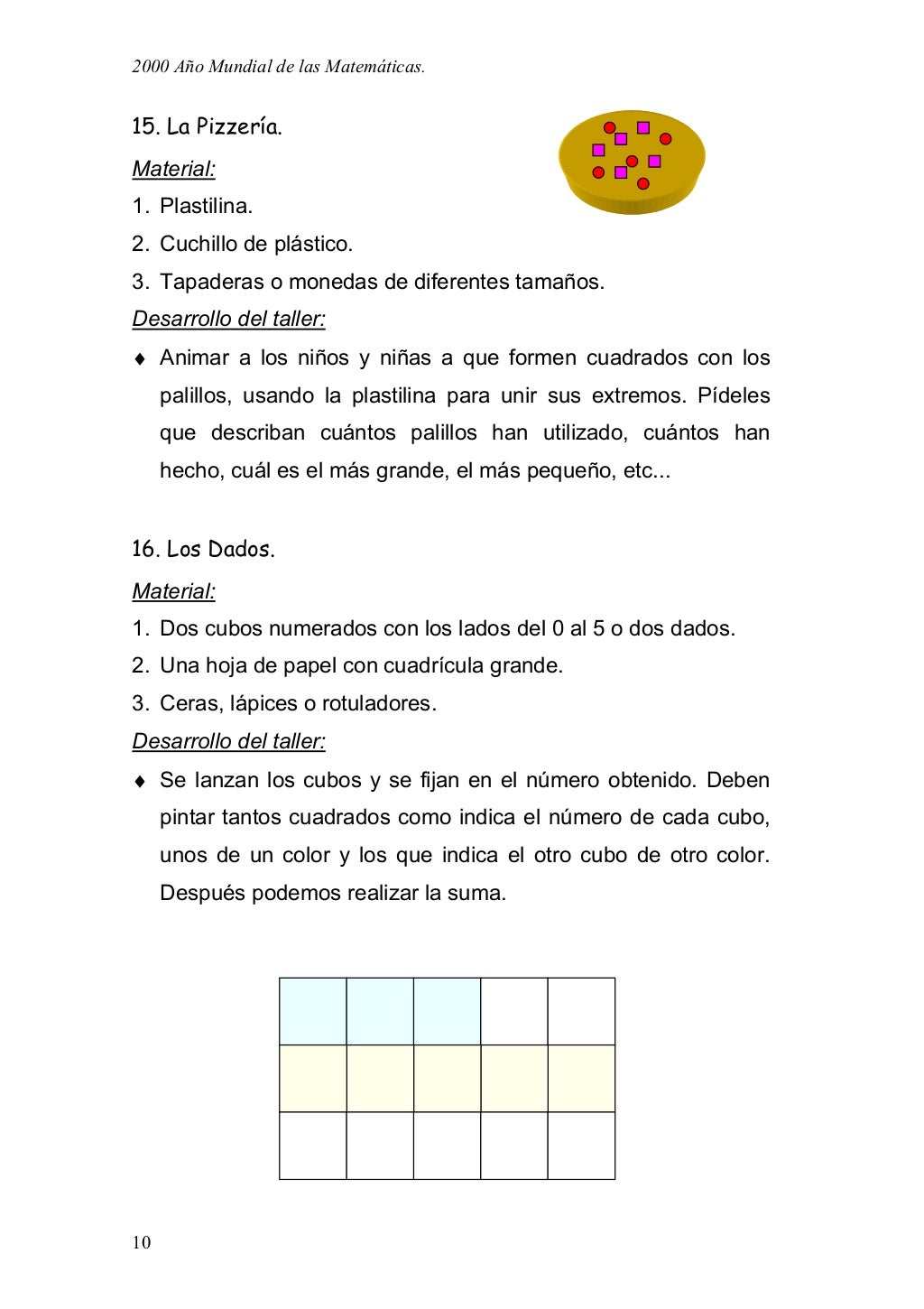 Matemática - Actividades Nivel Inicial - Juegos
