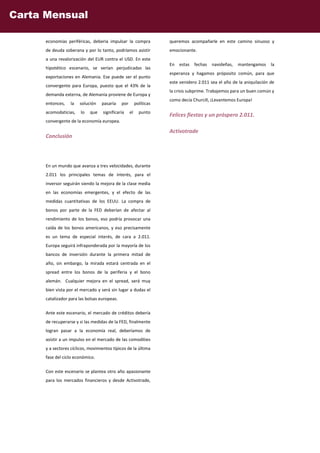 Activotrade informe mensual diciembre