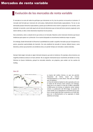 Activotrade informe mensual diciembre