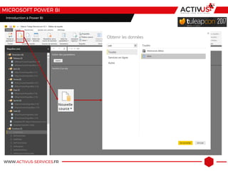 WWW.ACTIVUS-SERVICES.FR
MICROSOFT POWER BI
POWER QUERY – LANGAGE M
Introduction à Power BI
 