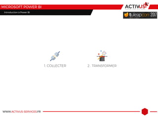 WWW.ACTIVUS-SERVICES.FR
MICROSOFT POWER BI
Introduction à Power BI
 