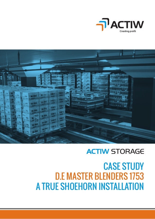 Automatic storage Actiw de master blenders case study