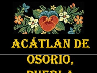Acátlan de Osorio, Puebla 