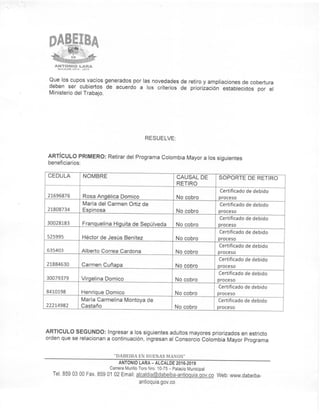 Acto administrativo abril