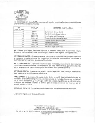 Acto administrativo abril