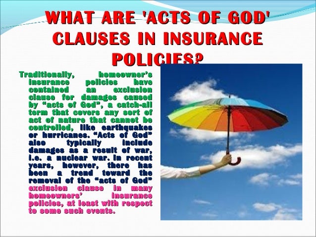 Act Of God