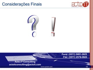 Acto It Consulting   Institucional