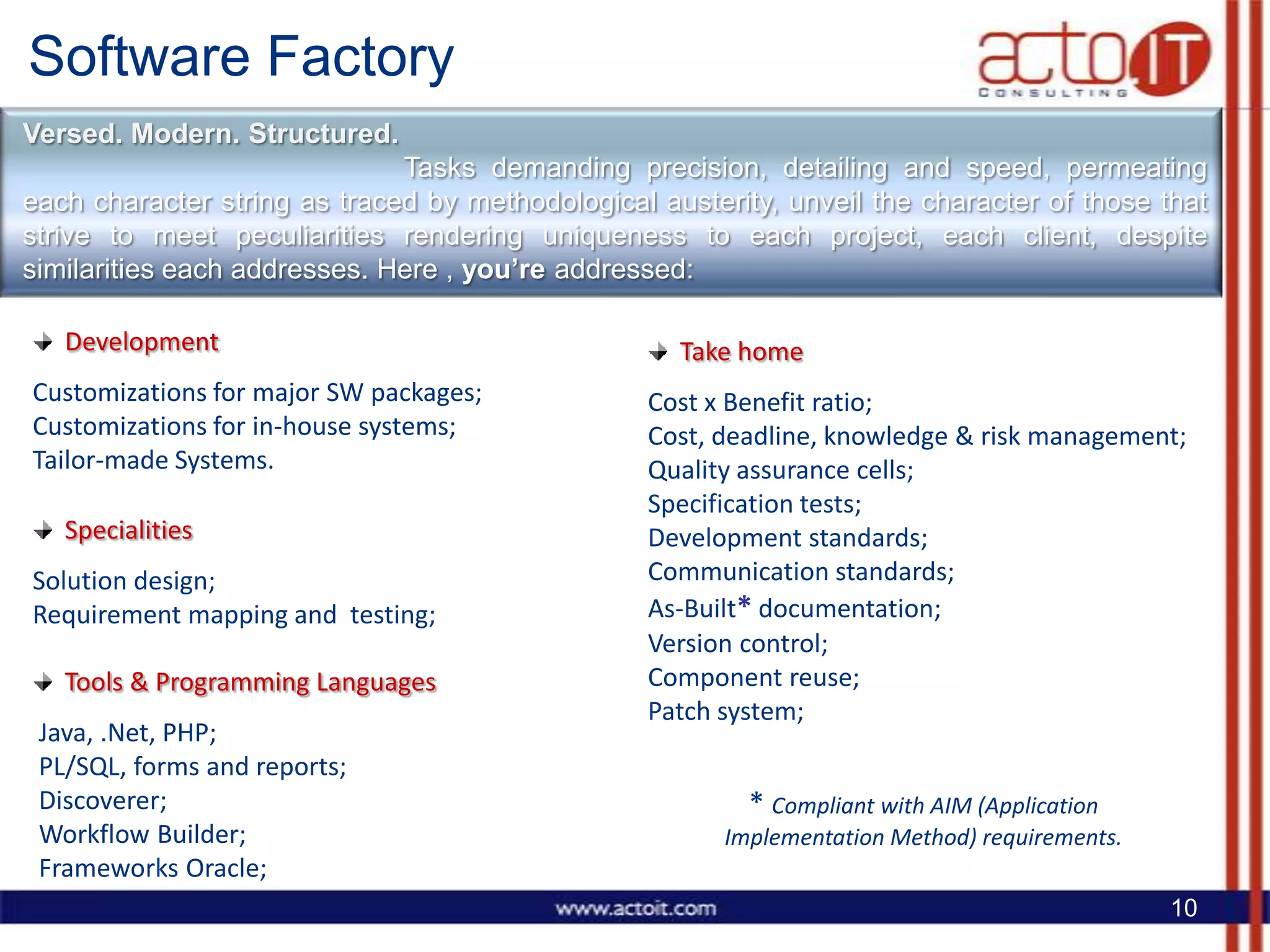Acto It Consulting   Presentation
