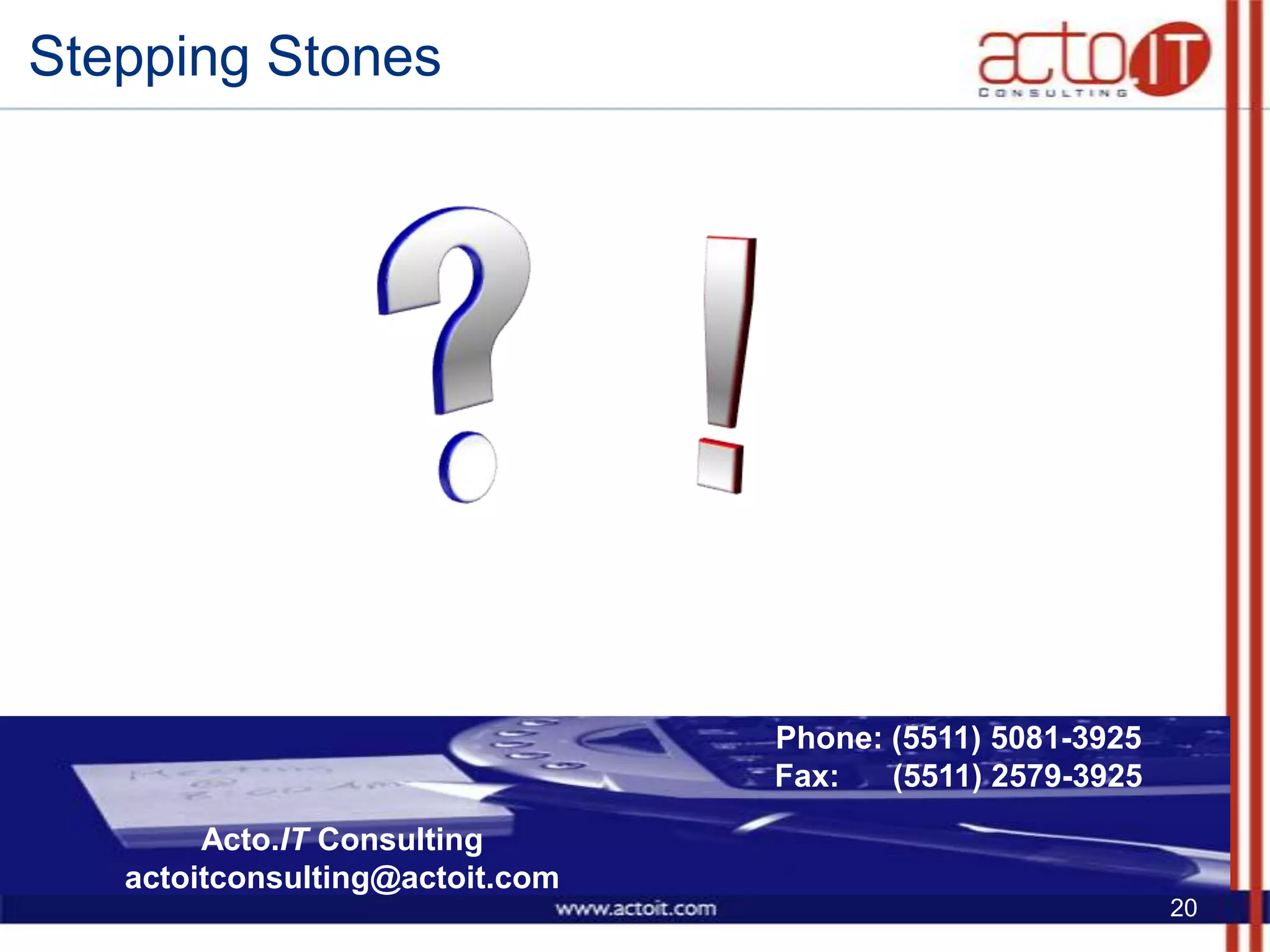 Acto It Consulting   Presentation