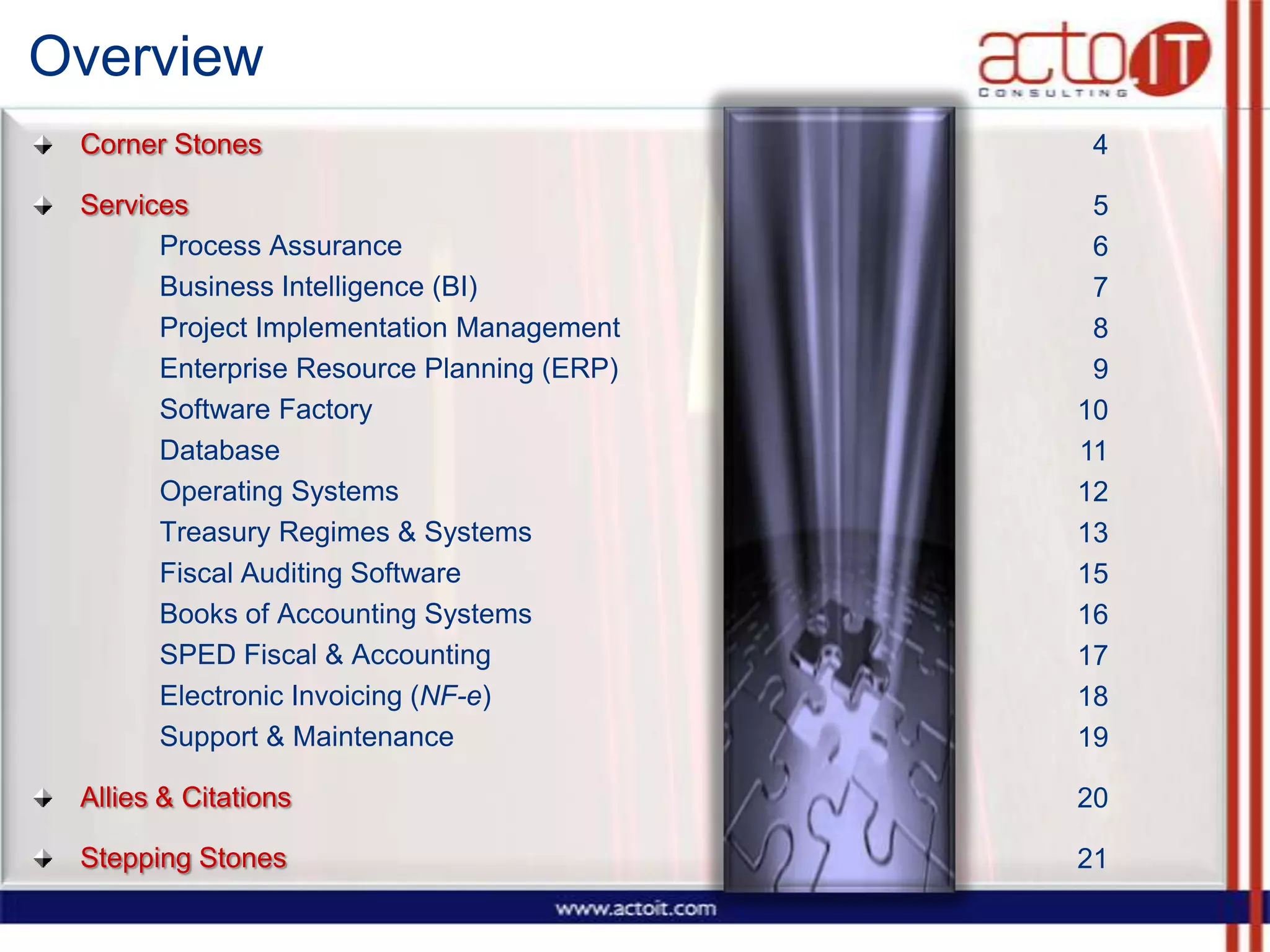 Acto It Consulting   Presentation