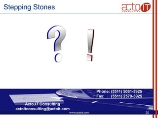 Acto It Consulting Presentation